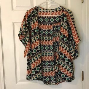 Aztec Print Lightweight Jacket